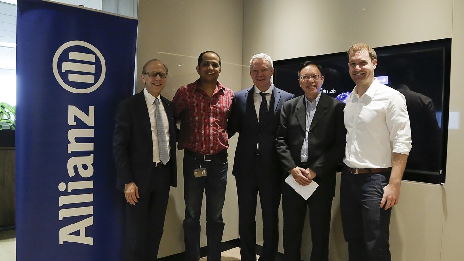 Allianz and MAS teams at Asia Lab launch