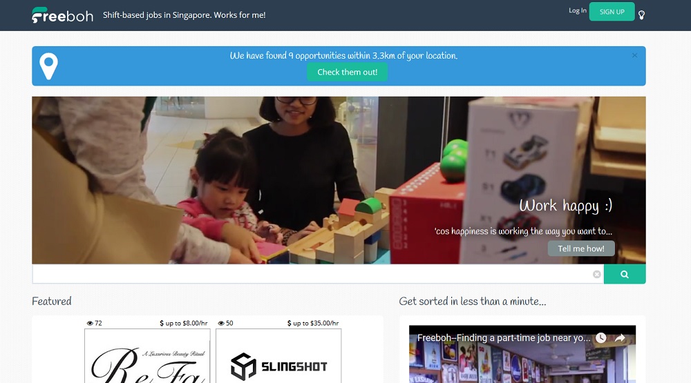 Freeboh homepage