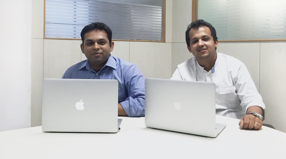 Unbxd co-founders Prashant Kumar (on left) and Pavan Sondur