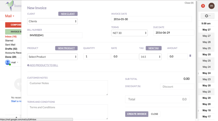 Hummingbill makes it easy for B2Bs to manage their invoices