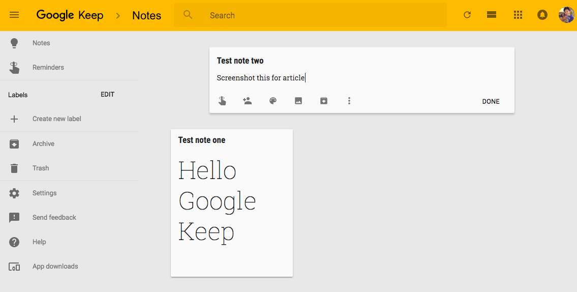 evernote onenote google keep anydo wunderlist