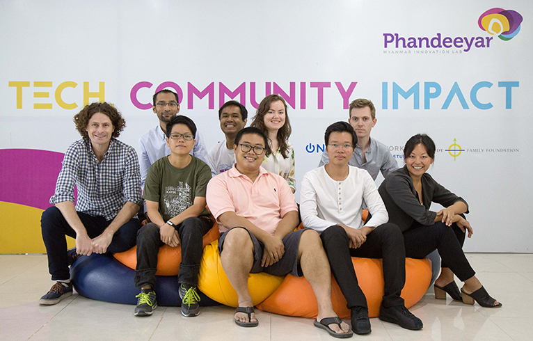 The Phandeeyar Accelerator team. Image credit: Phandeeyar.