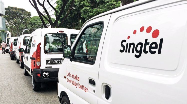 Singtel logo wide