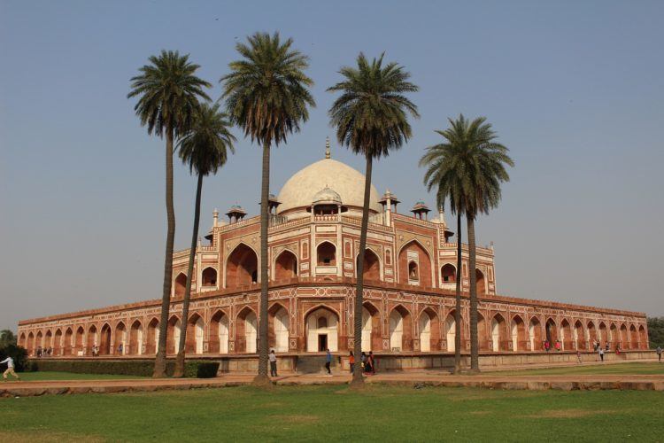 The Tomb of Humayun, a Mughal ruler of India. 