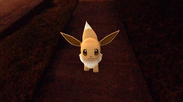 Eevee, probably one of my favorite Pokemon, likes to hang out in the park by my house. Photo credit: Tech in Asia.