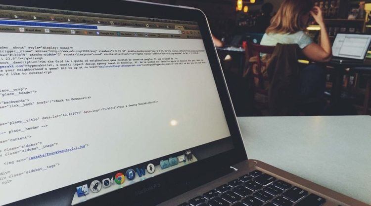 Programming in a cafe