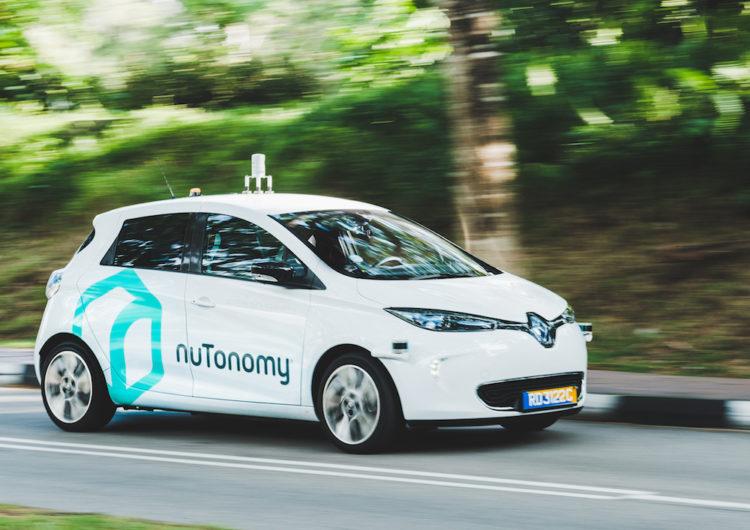 nuTonomy autonomous taxi in Singapore