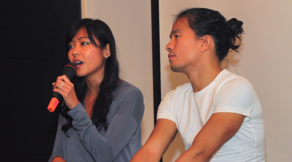 Cheryl Yeoh and Khailee Ng speaks at NEXT Academy's event on August 9, 2016.