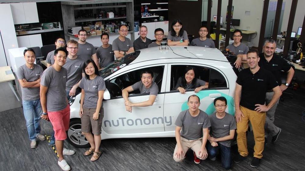 nuTonomy driverless taxi in Singapore