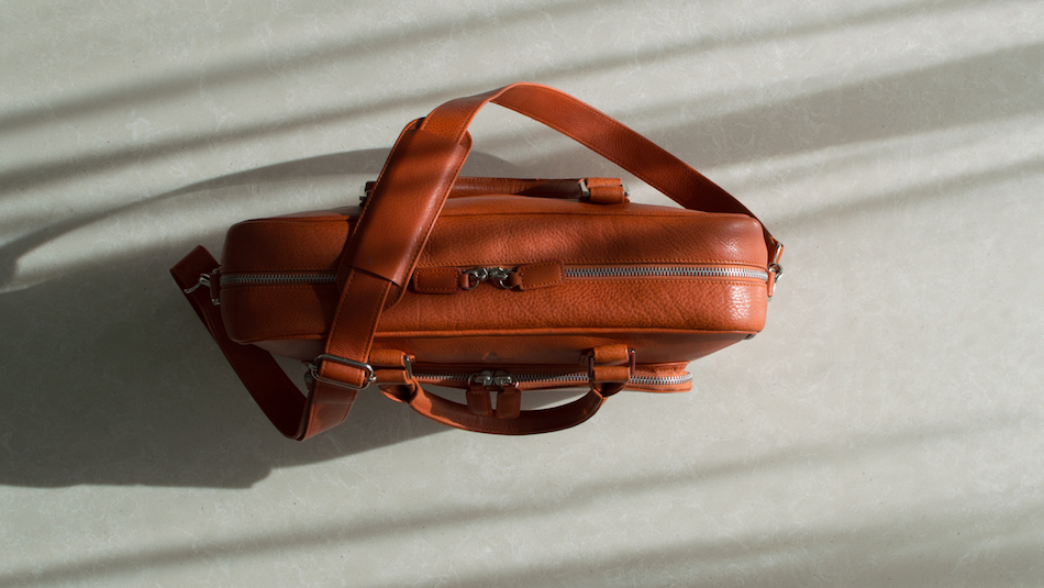 kickstarter leather briefcase