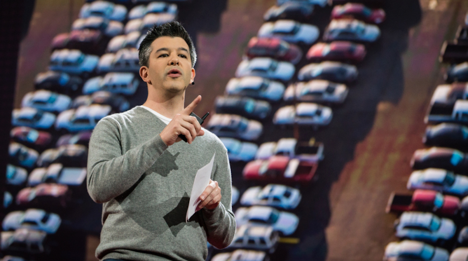 Travis Kalanick speaks at TED2016 - Dream, February 15-19, 2016, Vancouver Convention Center, Vancouver, Canada. Photo: Bret Hartman / TED
