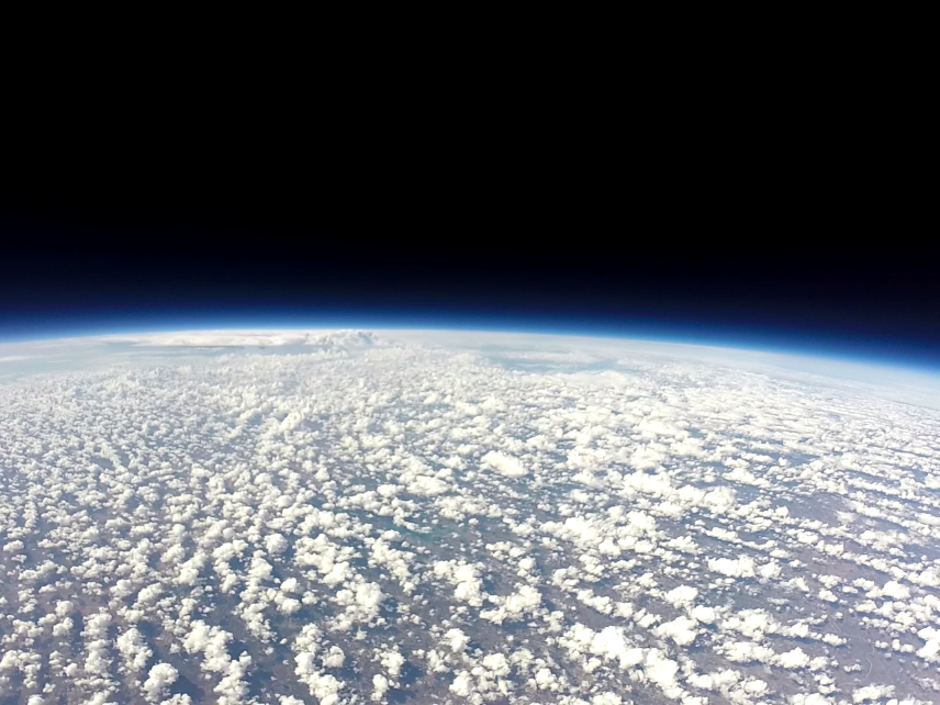 A photo of near space. Photo credit: Intel Free Press
