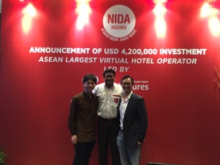 Nida Rooms' funding round in April