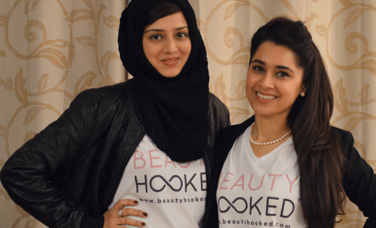 BeautyHooked founders Sahr Said (right) and Sidra Talha (left)