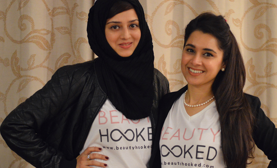 Beautyhooked founders Sahr Said (right) and Sidra Talha (left)