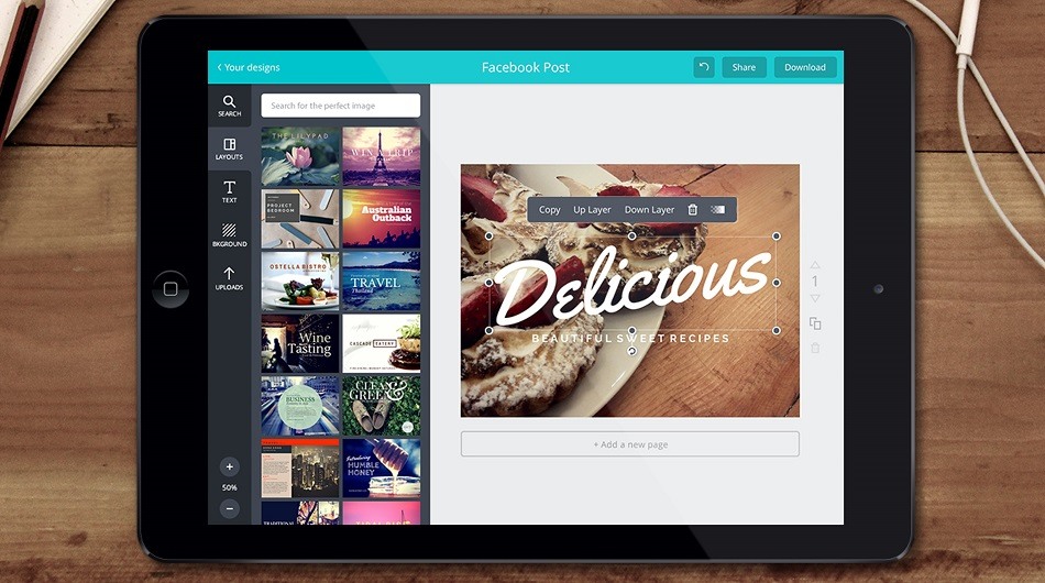 Canva for iPad