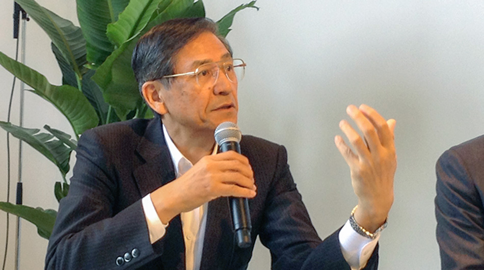 SMCC chairman Hideo Shimada.