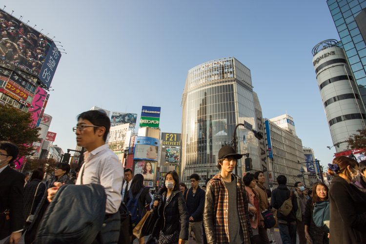Busy intersection in Japan. Photo credit: Jason Ortego