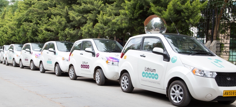 The Lithium fleet in Bangalore.