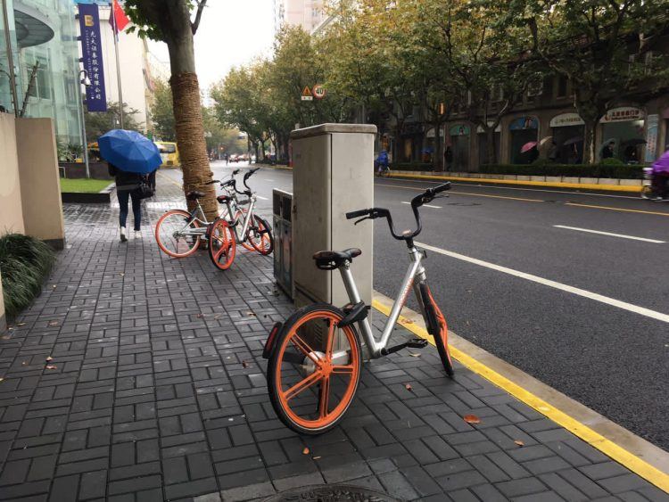 At last - Mobikes! Photo credit: Tech in Asia.