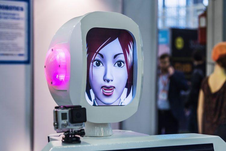 A robotics exhibit in Moscow. Photo credit: olegdoroshin / 123RF Stock Photo.