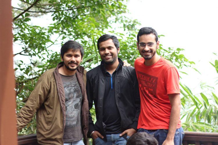 ShareChat founders Farid Ahsan, Bhanu Singh, and Ankush Sachdeva. Photo Credit: ShareChat.