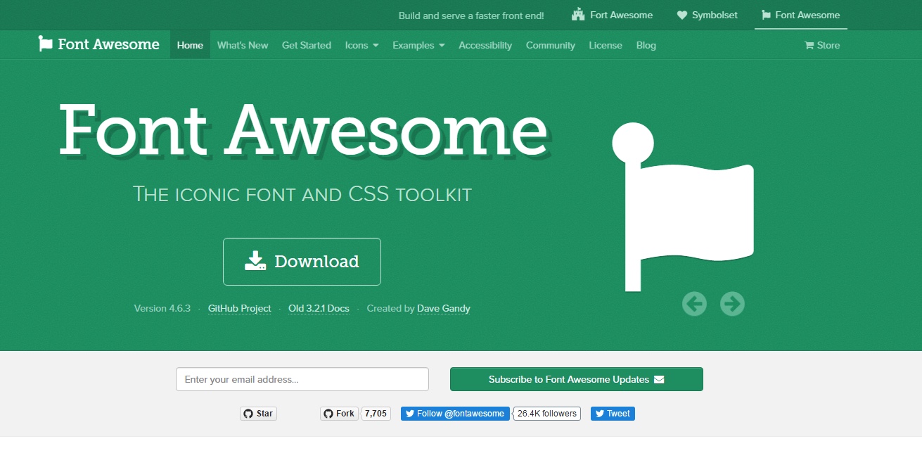 Font awesome