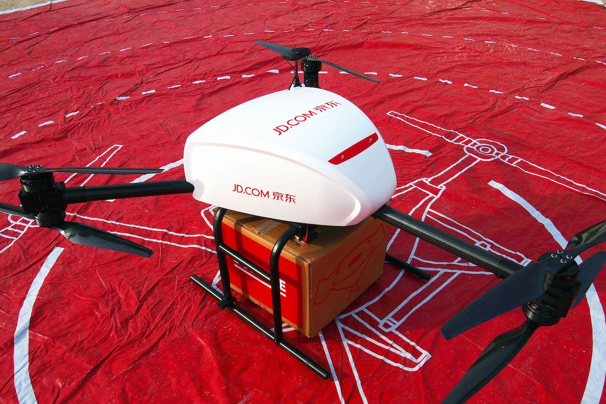 China drone delivery