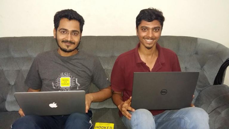 Healofy co-founders Shubham Maheshwari and Gaurav Aggarwal.