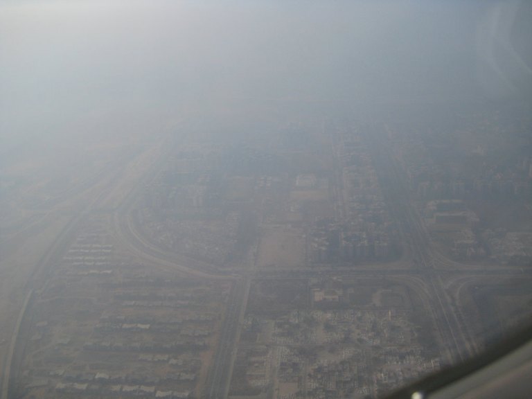 Smog in Delhi. Photo credit: Evan Lovely