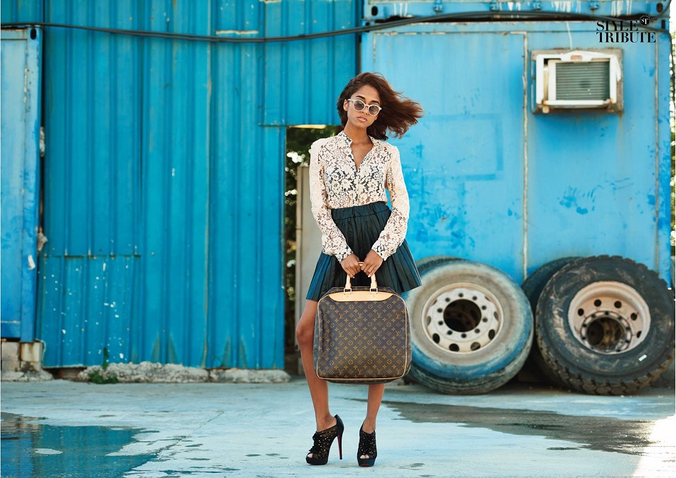 StyleTribute model, fashion, clothes, accessories, handbag