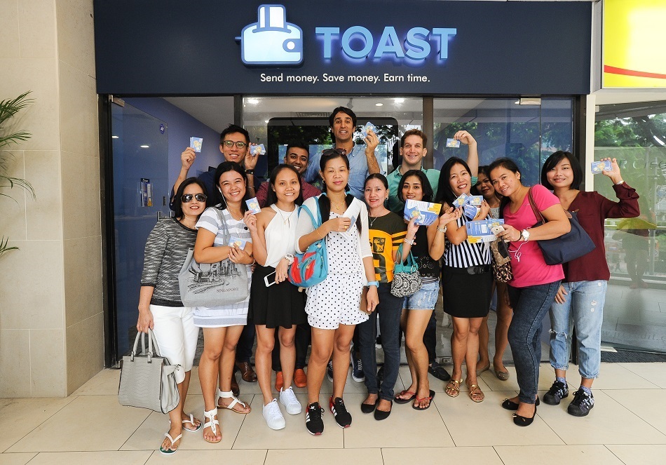 Toast team and customers