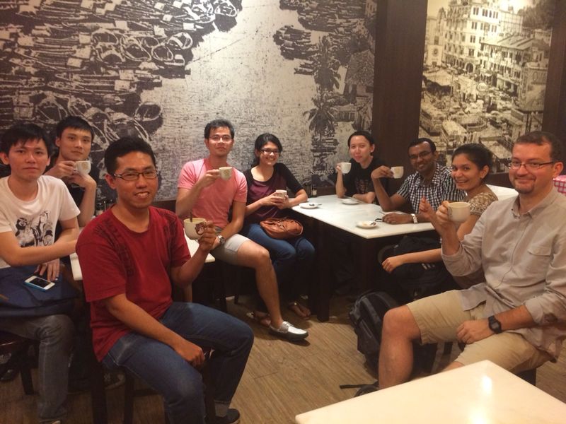 The second Kopi.JS meetup in Chinatown. Photo credit: Kopi.JS.