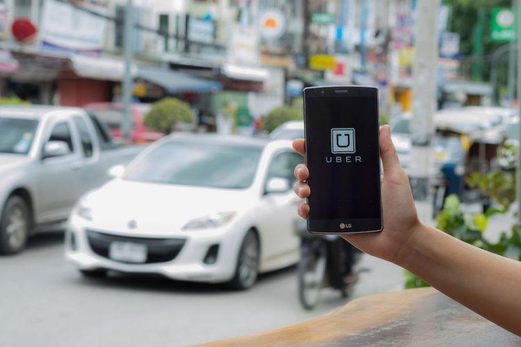 Uber app, Thailand, Bangkok