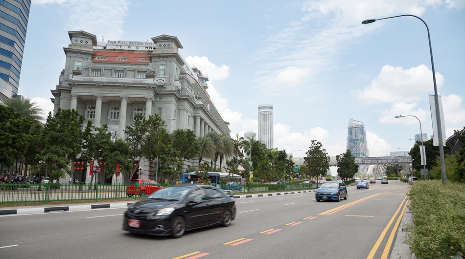 Cars on the road, Singapore