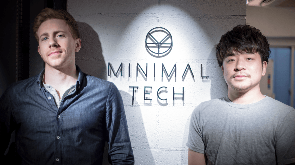 Minimal Technologies co-founders Jeff Sandford and Takaharu Hayashi. Photo credit: Minimal Tech.