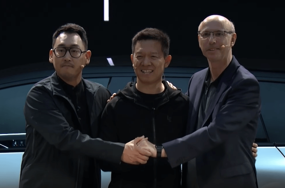 LeEco founder Jia Yueting with Faraday Future execs