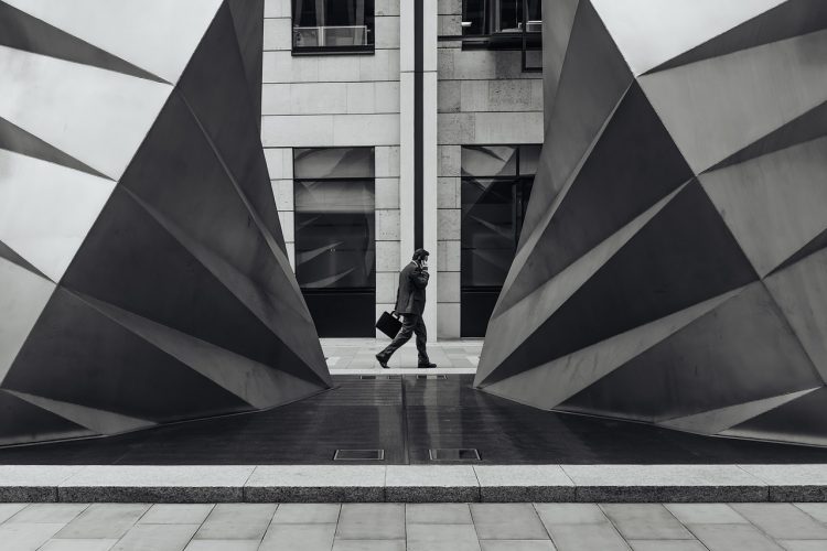 businessman walking