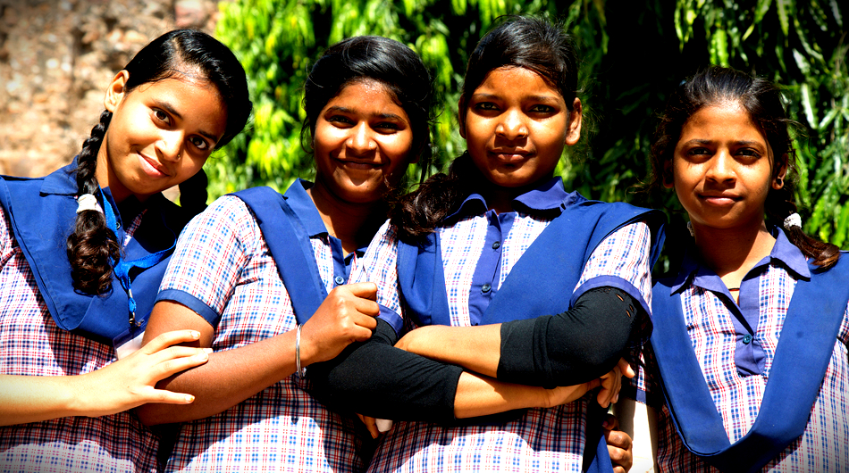 students, girls, india 