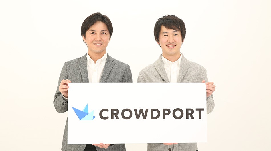 Crowdport CEO Yuichiro Fujita and co-founder Yo Shibata.