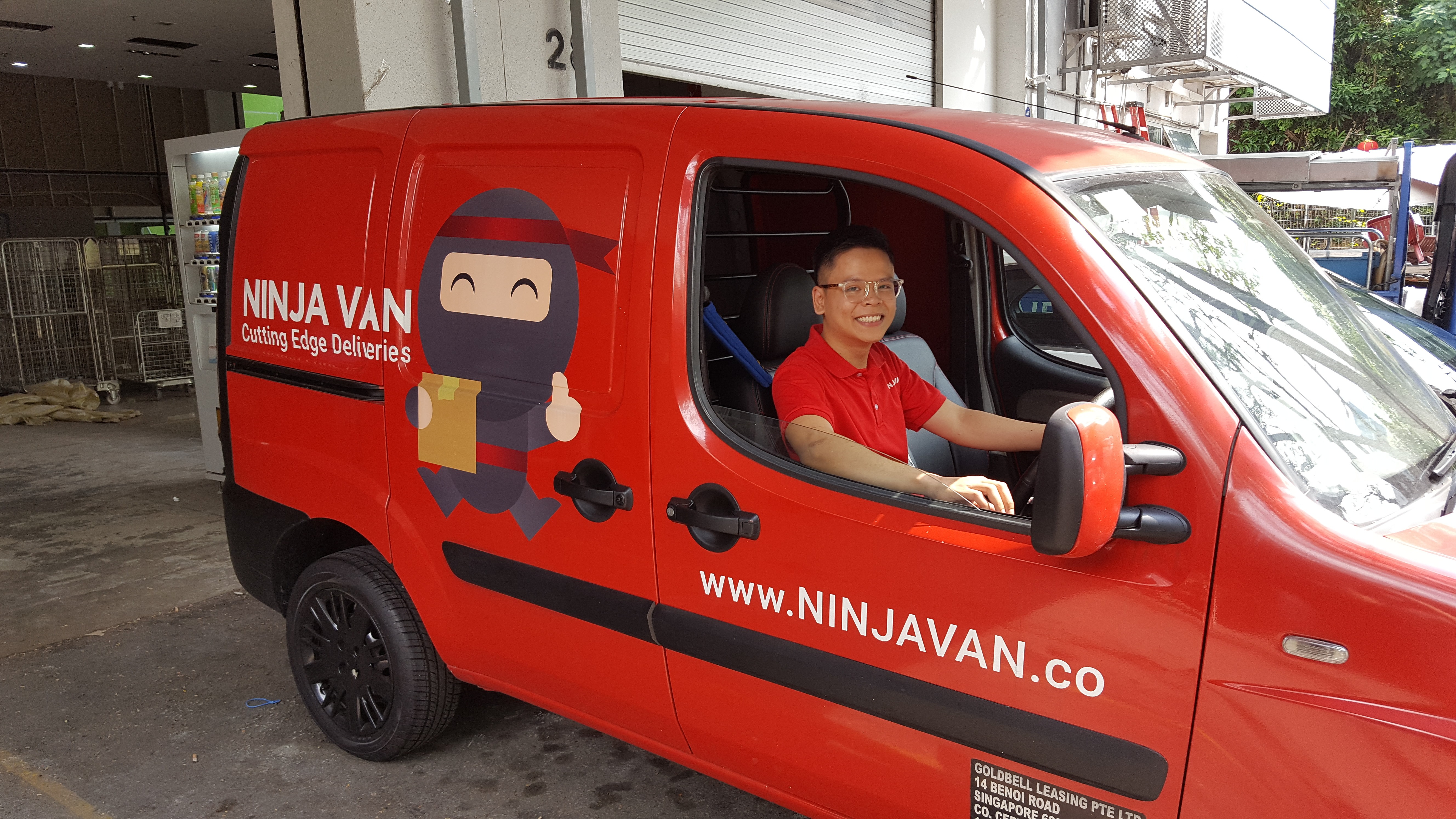 ninja van driver job