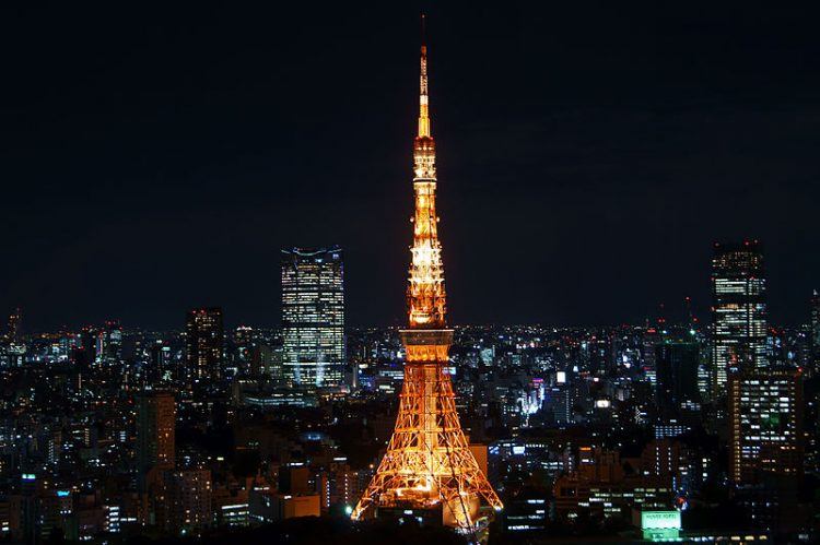 Tokyo Tower by night