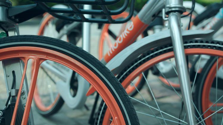 Mobike bicycles