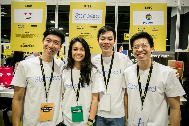 The Stendard team at Tech In Asia Singapore 2017