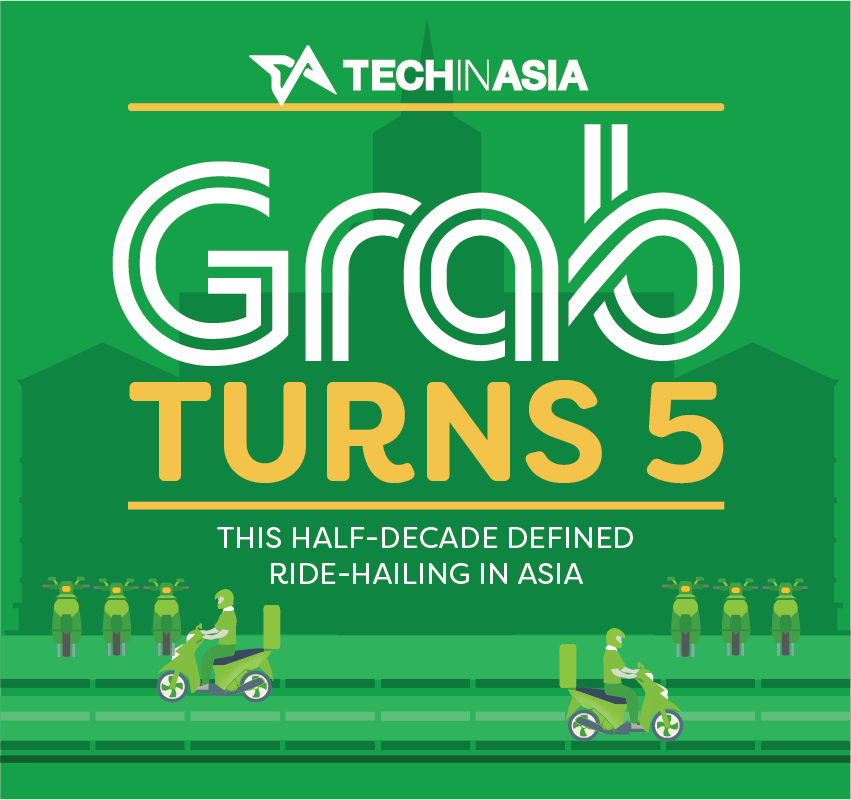 grab turns 5 years old 2017 infographic