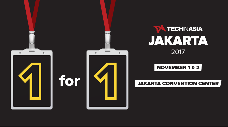 Secure your passes to Tech in Asia Jakarta 2017 at half the price