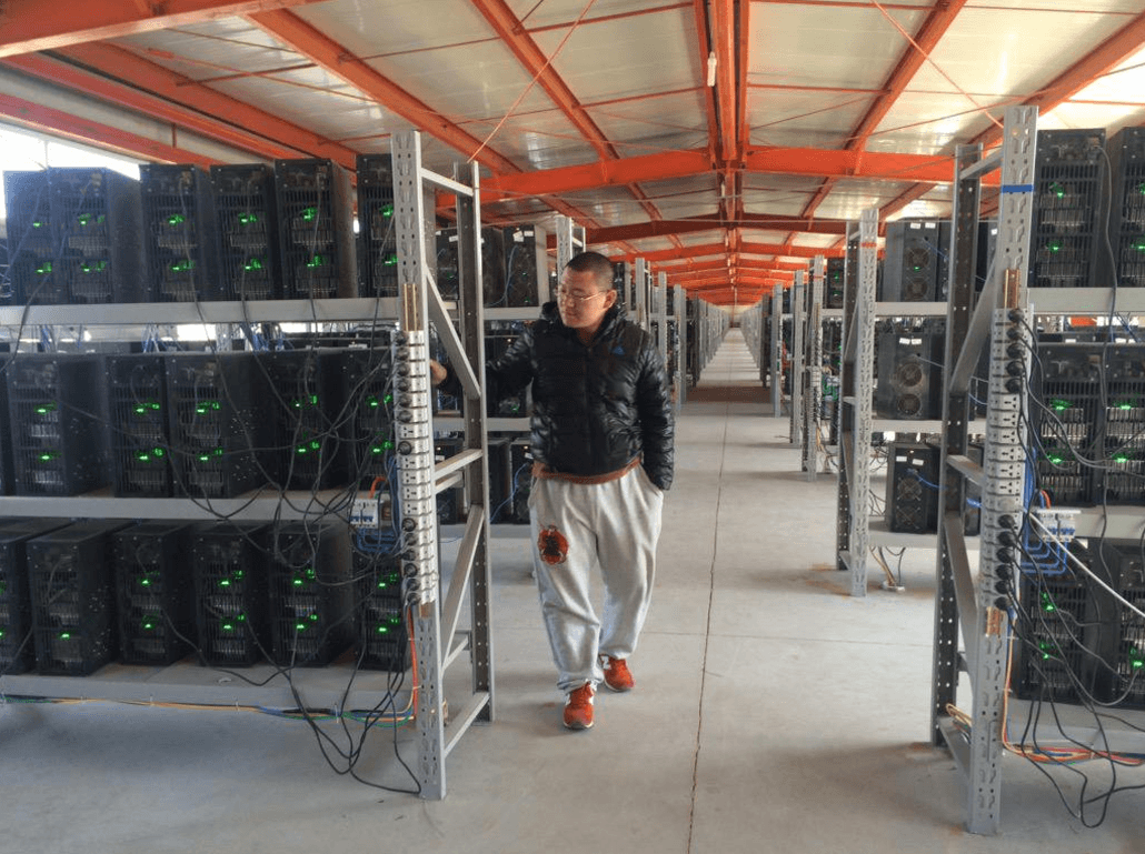 china large scale crypto mining