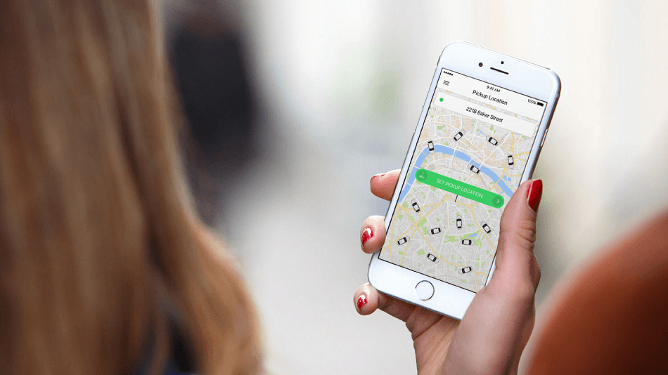 Taxify ride-hailing mobile app