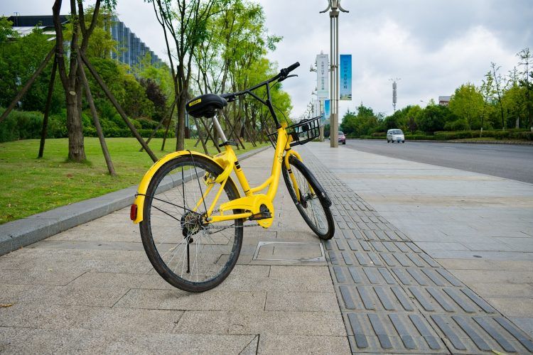 ofo bike yellow