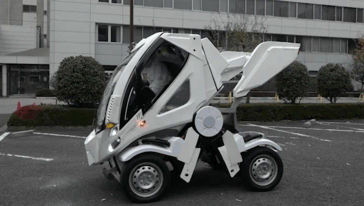 Video: The guy behind Gundam designed this wacky folding car